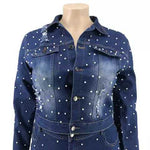 Load image into Gallery viewer, •Jean Pearl• Jacket
