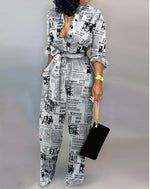 Load image into Gallery viewer, • Extra!Extra! • Jumpsuit
