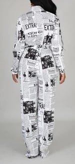 Load image into Gallery viewer, • Extra!Extra! • Jumpsuit
