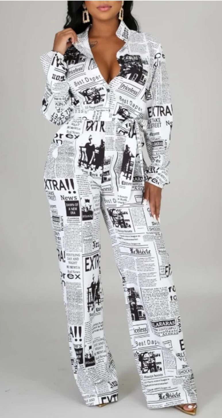 • Extra!Extra! • Jumpsuit