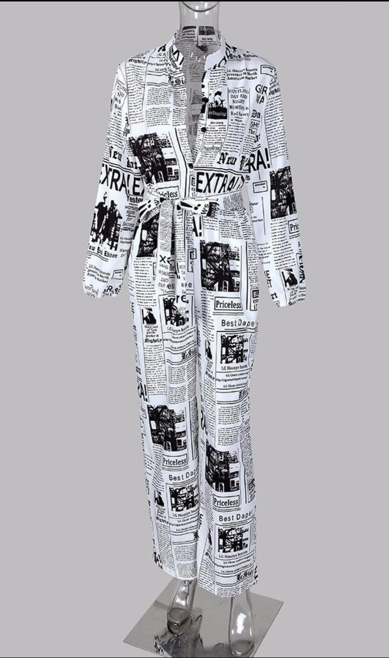 • Extra!Extra! • Jumpsuit