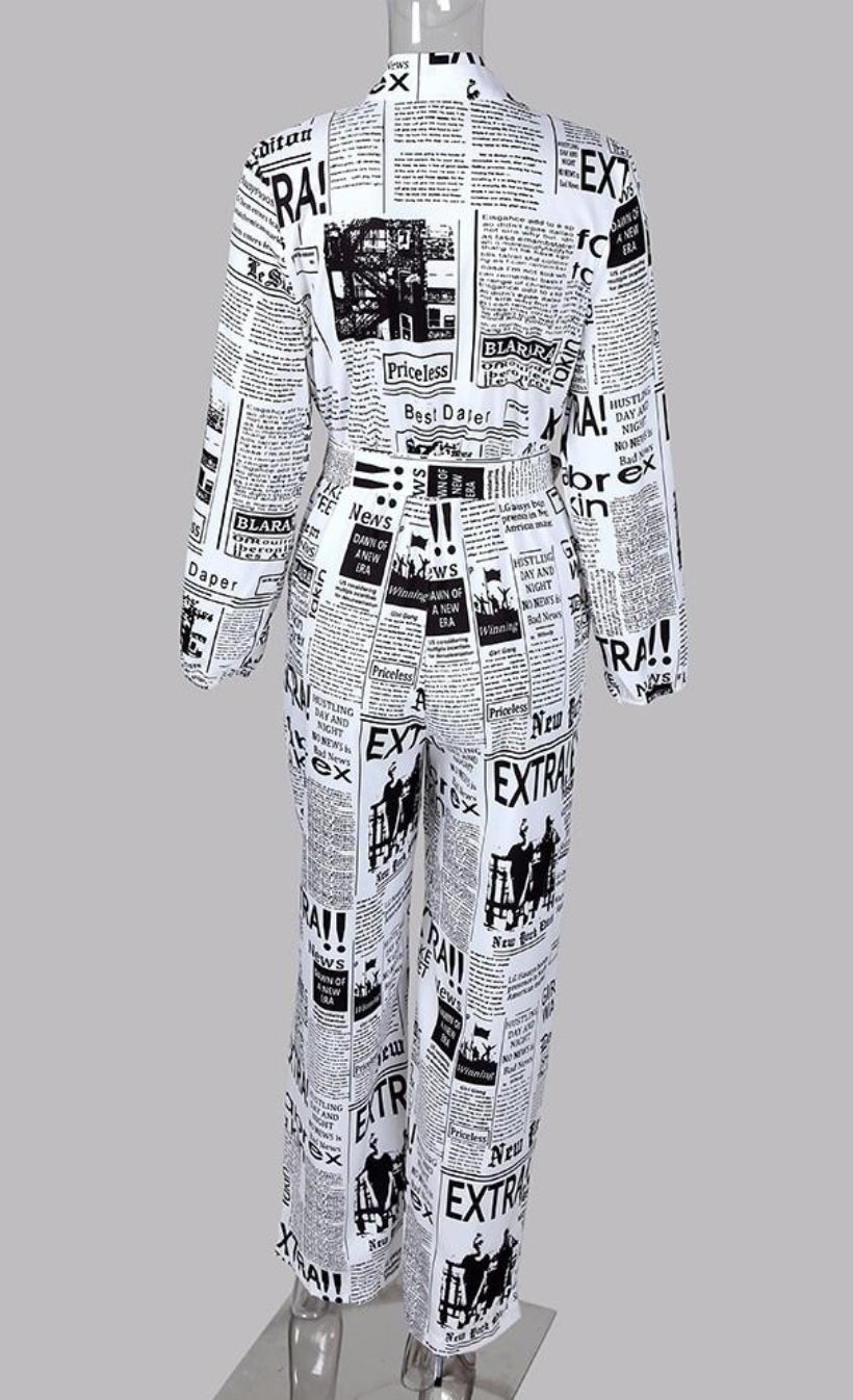 • Extra!Extra! • Jumpsuit